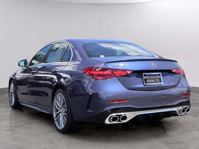 new 2025 Mercedes-Benz AMG C 43 car, priced at $68,955