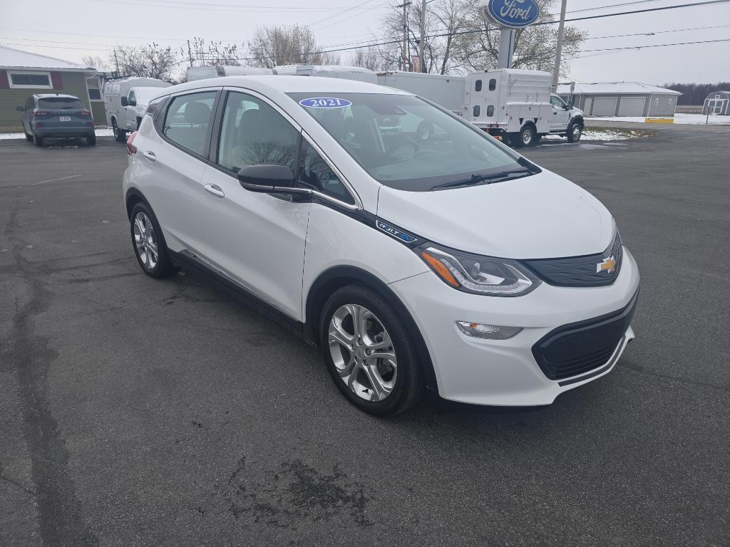 used 2021 Chevrolet Bolt EV car, priced at $13,995