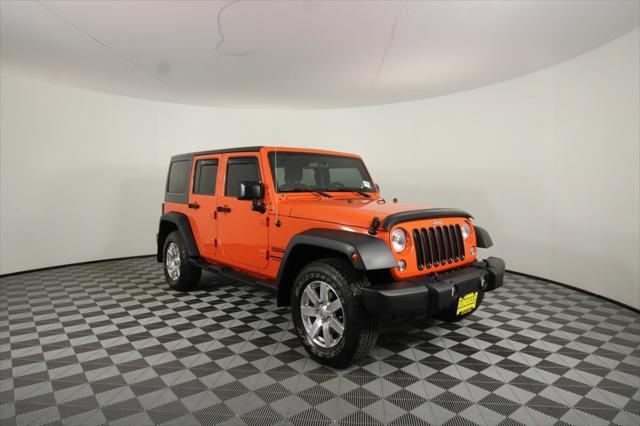 used 2015 Jeep Wrangler Unlimited car, priced at $23,995