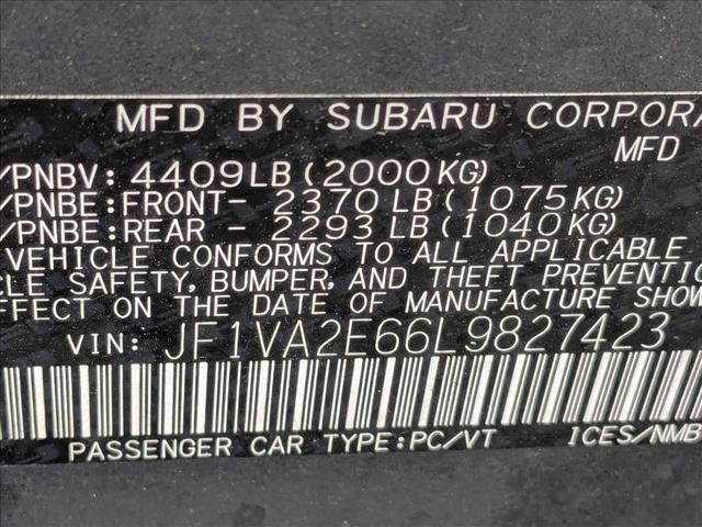 used 2020 Subaru WRX STI car, priced at $32,991
