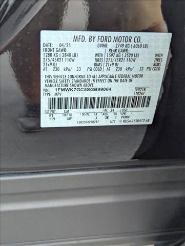 new 2025 Ford Explorer car, priced at $55,039