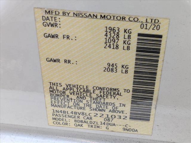 used 2020 Nissan Altima car, priced at $10,492