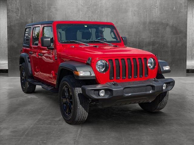 used 2022 Jeep Wrangler Unlimited car, priced at $31,494