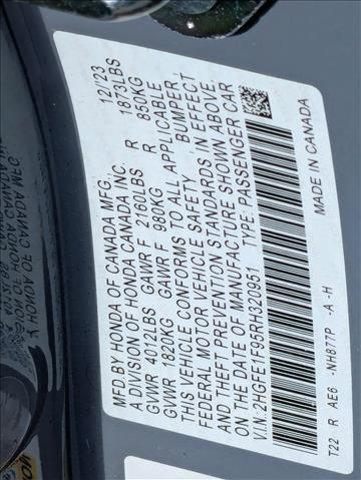 used 2024 Honda Civic car, priced at $28,651