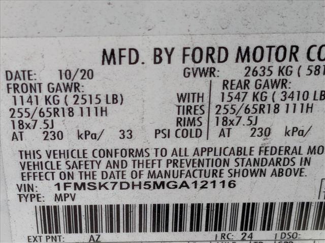 used 2021 Ford Explorer car, priced at $25,491