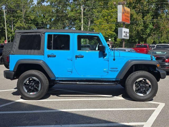 used 2017 Jeep Wrangler Unlimited car, priced at $21,852