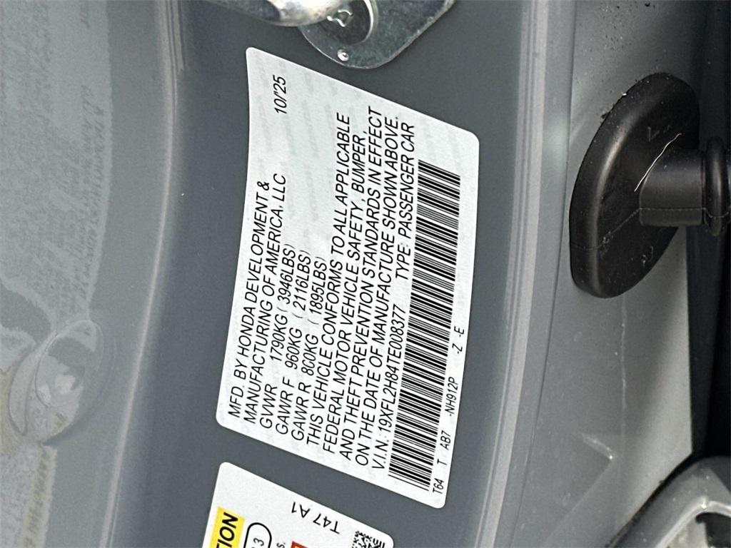 new 2026 Honda Civic car, priced at $29,445