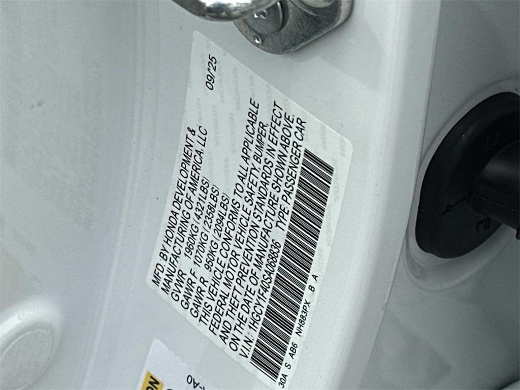 new 2025 Honda Accord car, priced at $32,210