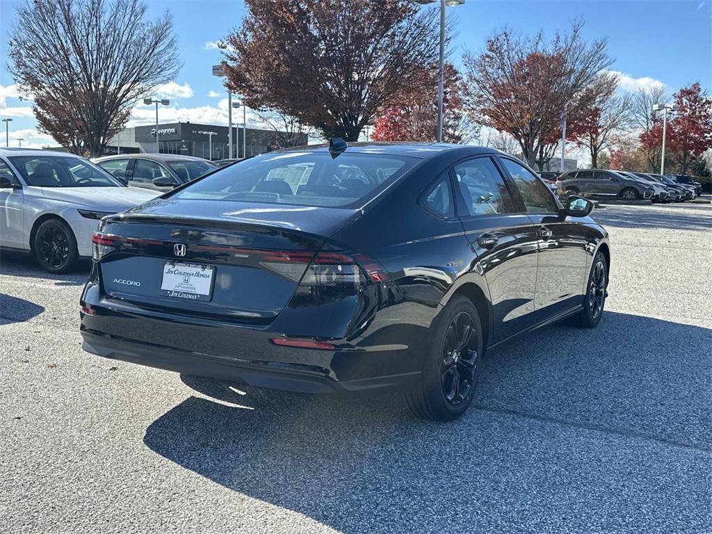 new 2025 Honda Accord car, priced at $31,755