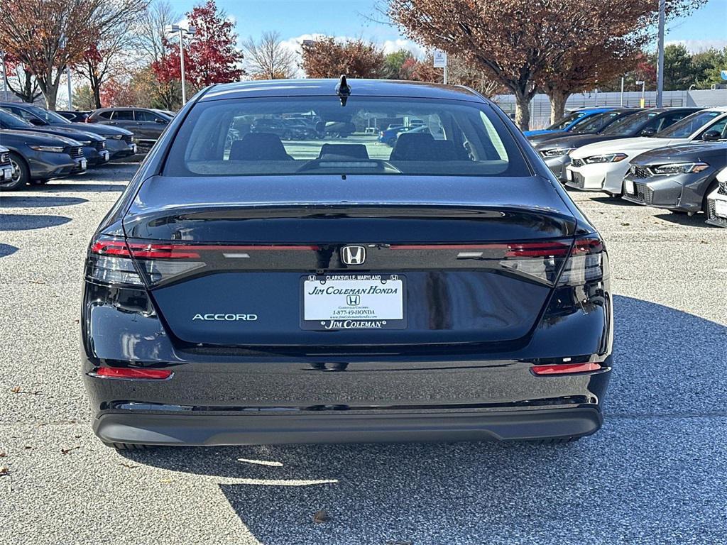 new 2025 Honda Accord car, priced at $31,755