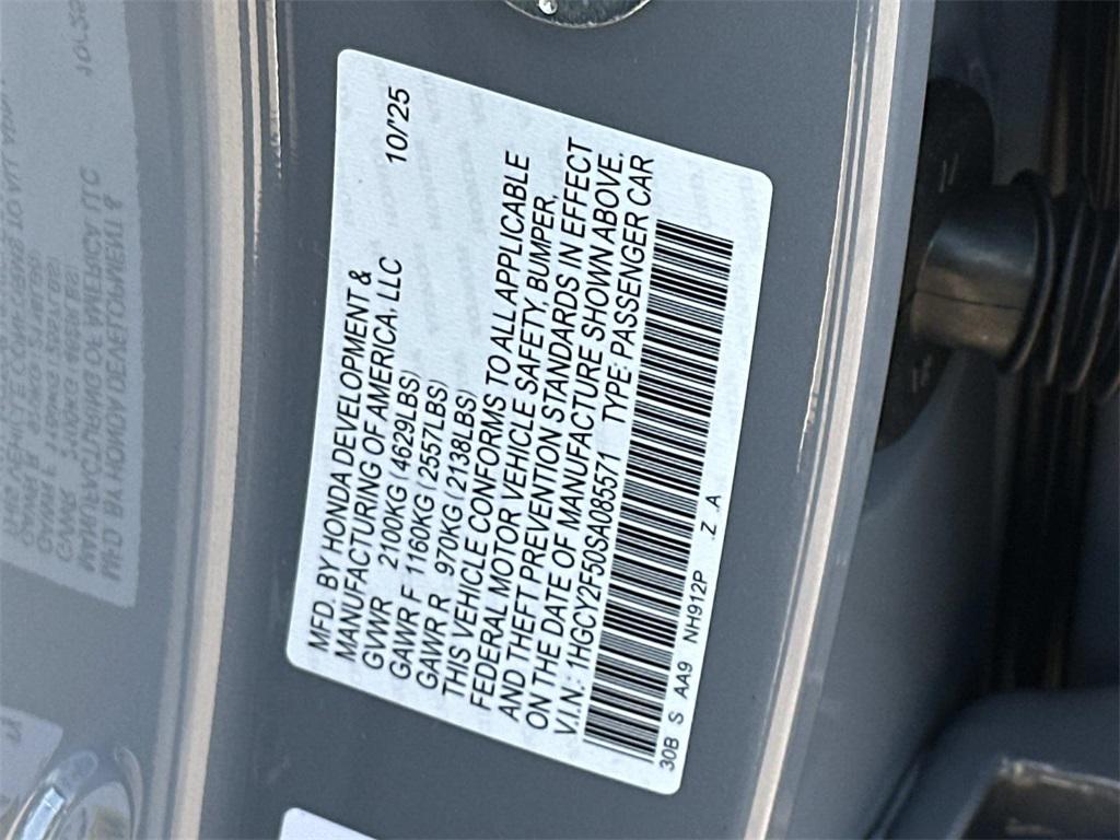 new 2025 Honda Accord Hybrid car, priced at $35,305