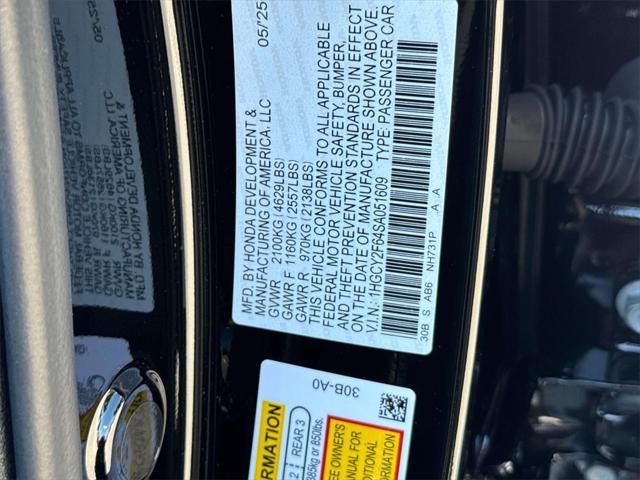 new 2025 Honda Accord Hybrid car, priced at $36,090