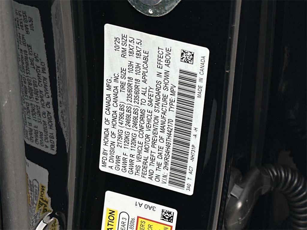 new 2026 Honda CR-V car, priced at $36,100