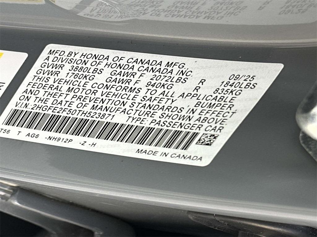 new 2026 Honda Civic car, priced at $28,245