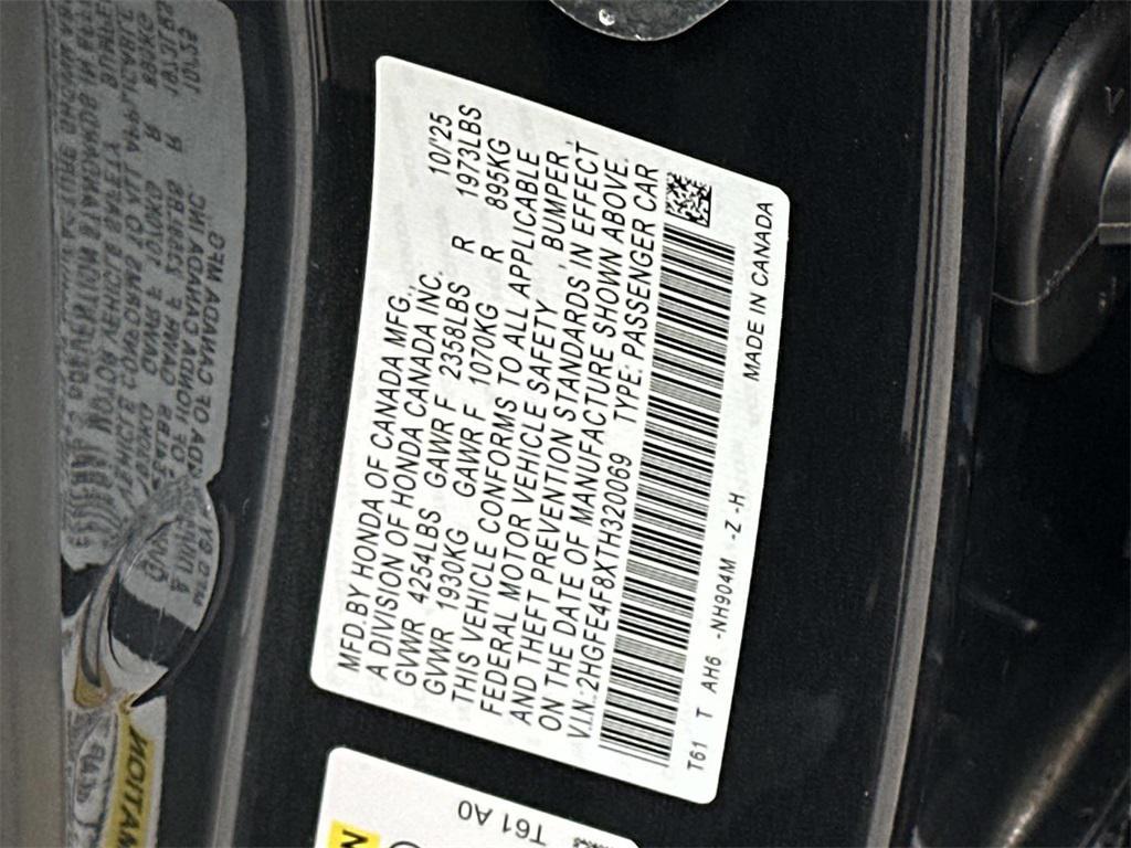 new 2026 Honda Civic Hybrid car, priced at $30,490