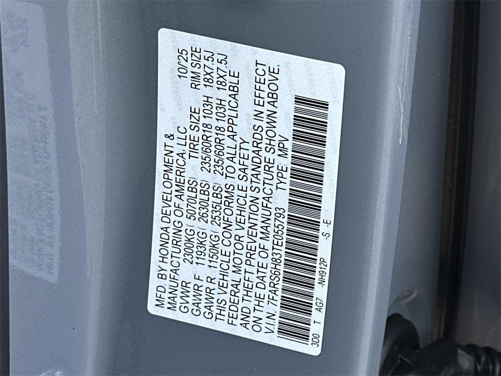 new 2026 Honda CR-V Hybrid car, priced at $42,130