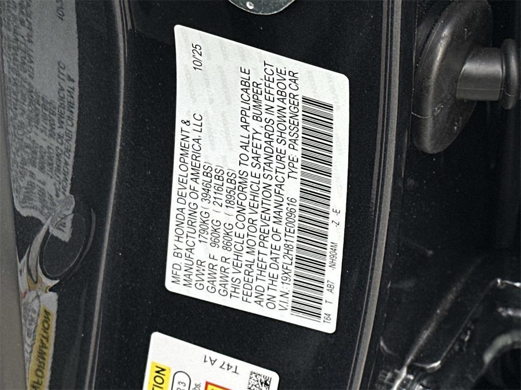 new 2026 Honda Civic car, priced at $28,990