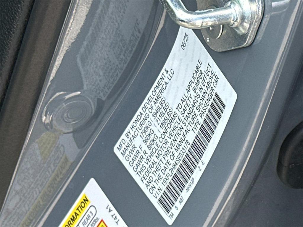 new 2025 Honda Civic car, priced at $29,055
