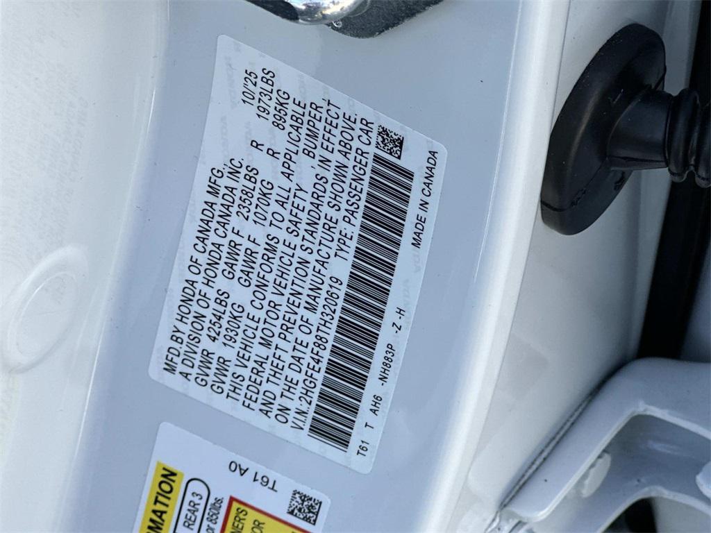 new 2026 Honda Civic Hybrid car, priced at $30,945