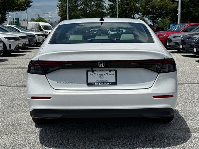 new 2025 Honda Accord car, priced at $32,165