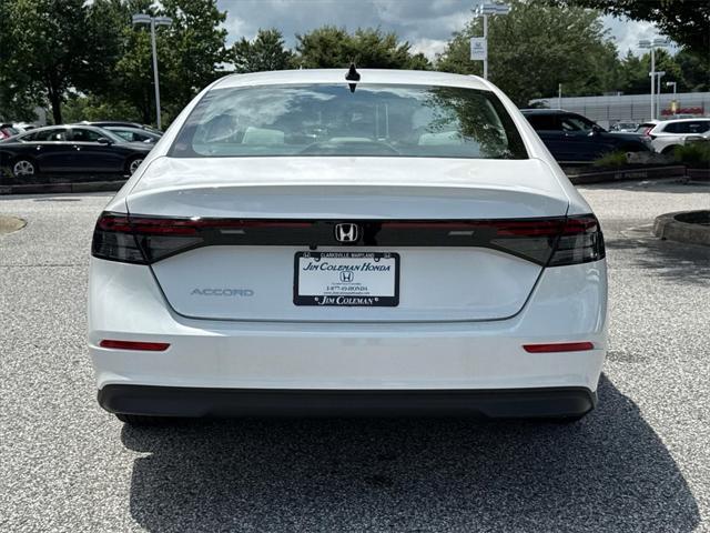 new 2025 Honda Accord car, priced at $32,165