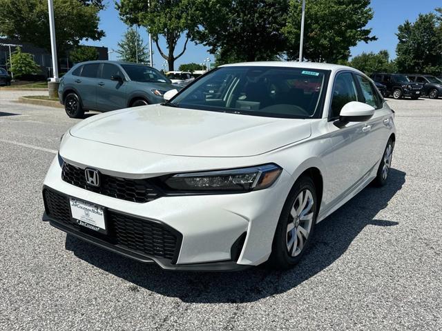 new 2025 Honda Civic car, priced at $25,855