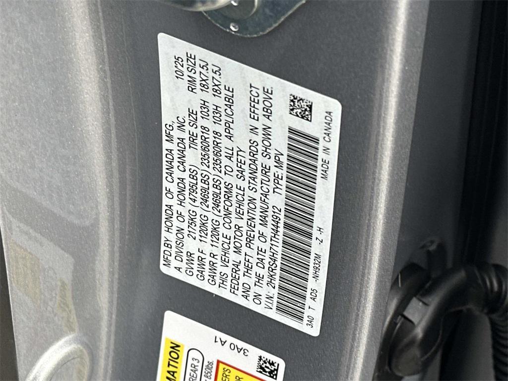 new 2026 Honda CR-V car, priced at $38,350