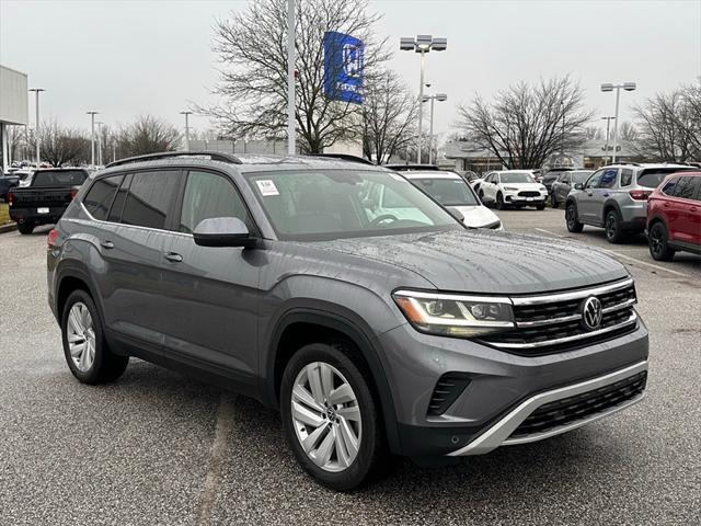 used 2021 Volkswagen Atlas car, priced at $25,856