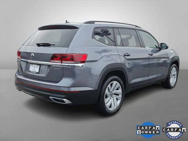 used 2021 Volkswagen Atlas car, priced at $24,978