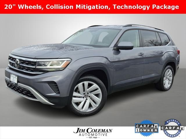 used 2021 Volkswagen Atlas car, priced at $24,690