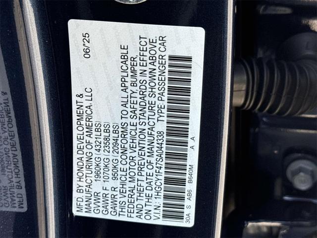 new 2025 Honda Accord car, priced at $31,710