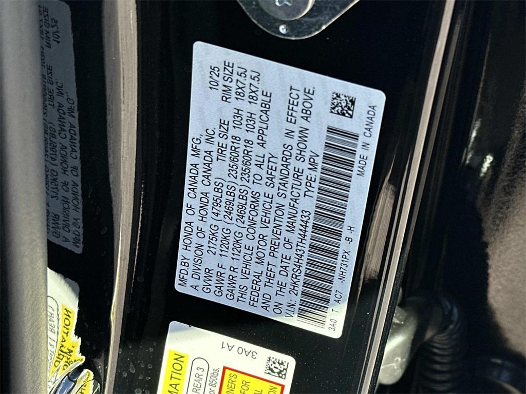 new 2026 Honda CR-V car, priced at $36,100