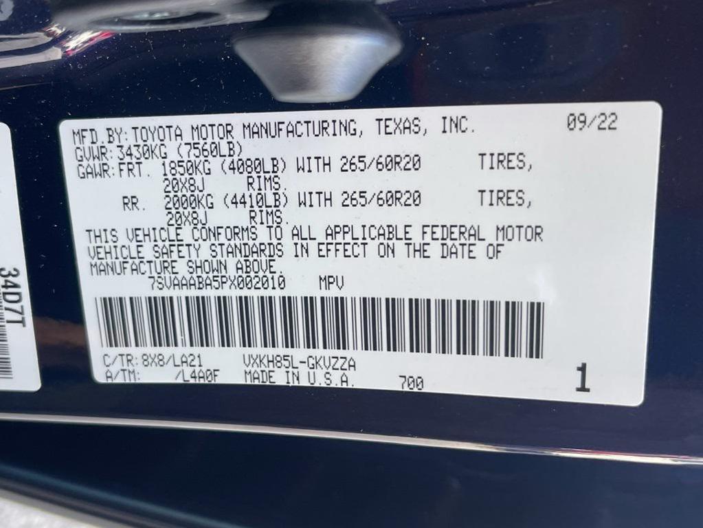 used 2023 Toyota Sequoia car, priced at $60,950