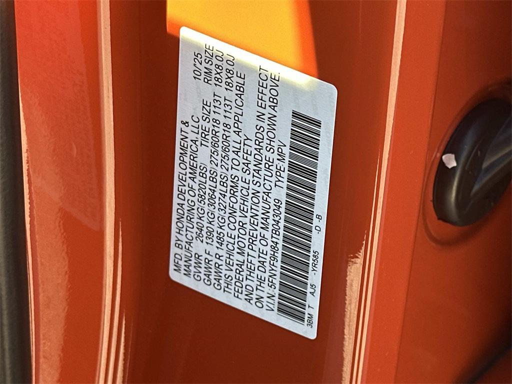 new 2026 Honda Passport car, priced at $57,185