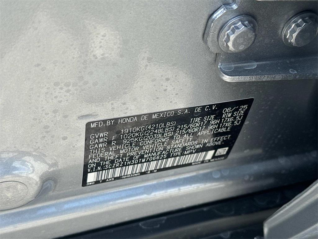 new 2026 Honda HR-V car, priced at $27,595