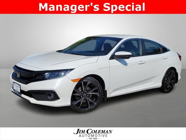 used 2020 Honda Civic car, priced at $19,990