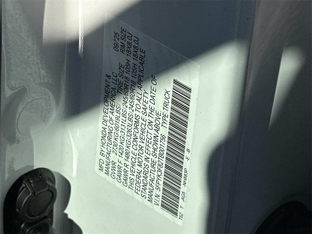 new 2026 Honda Ridgeline car, priced at $49,145