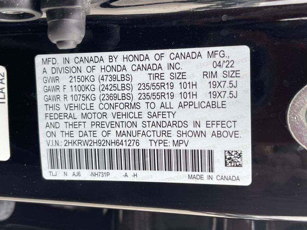 used 2022 Honda CR-V car, priced at $30,000