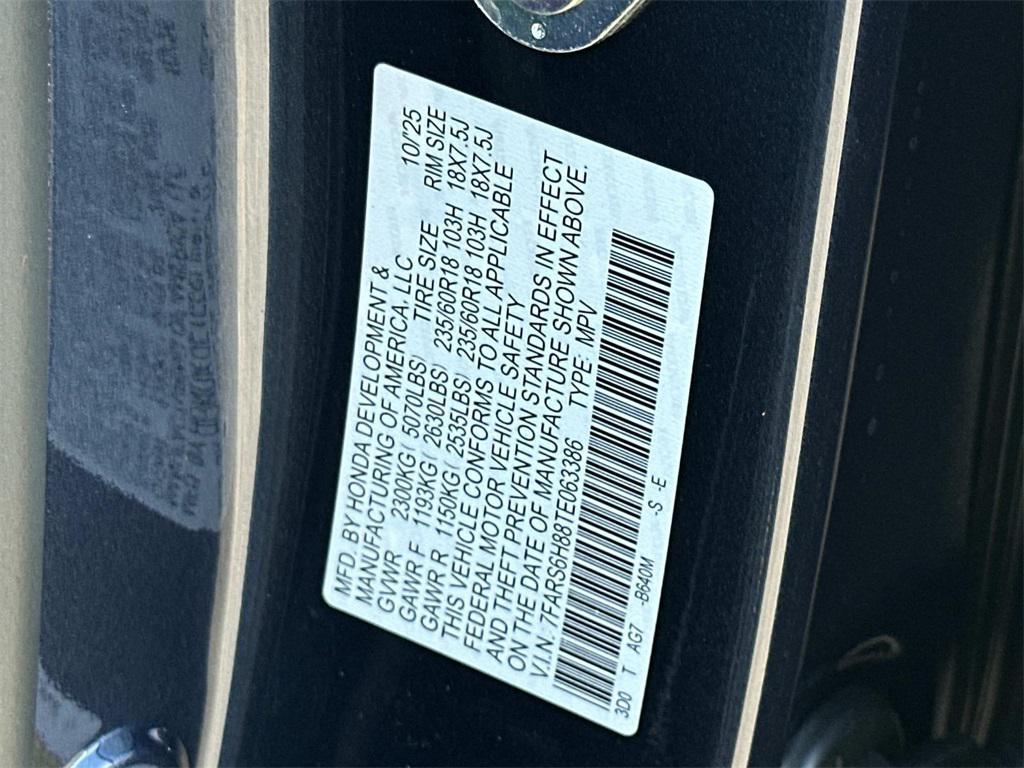 new 2026 Honda CR-V Hybrid car, priced at $41,675