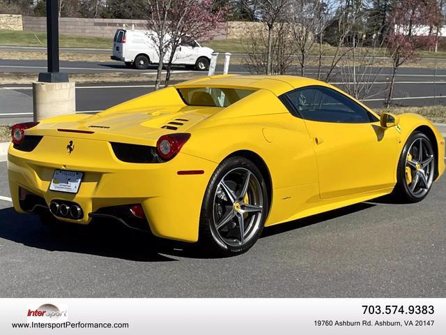 used 2013 Ferrari 458 Spider car, priced at $239,899