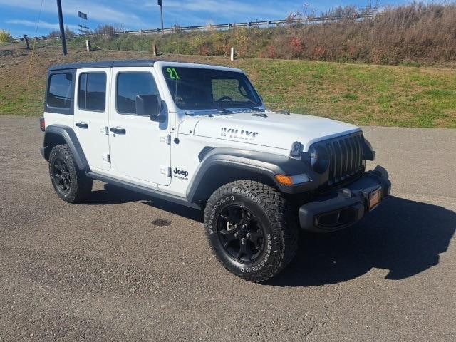 used 2021 Jeep Wrangler Unlimited car, priced at $33,990