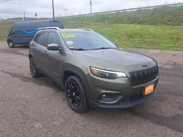 used 2021 Jeep Cherokee car, priced at $22,990