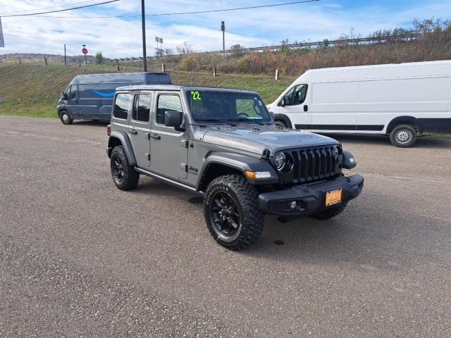 used 2022 Jeep Wrangler Unlimited car, priced at $34,900