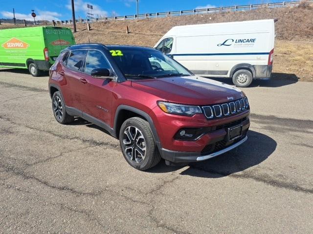 used 2022 Jeep Compass car, priced at $24,990