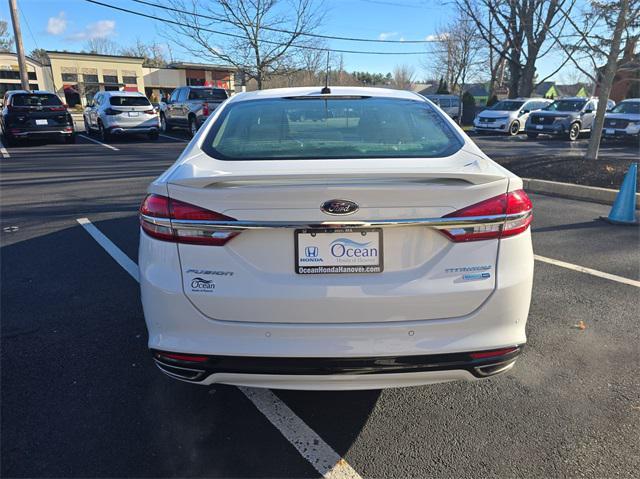 used 2018 Ford Fusion car, priced at $15,255