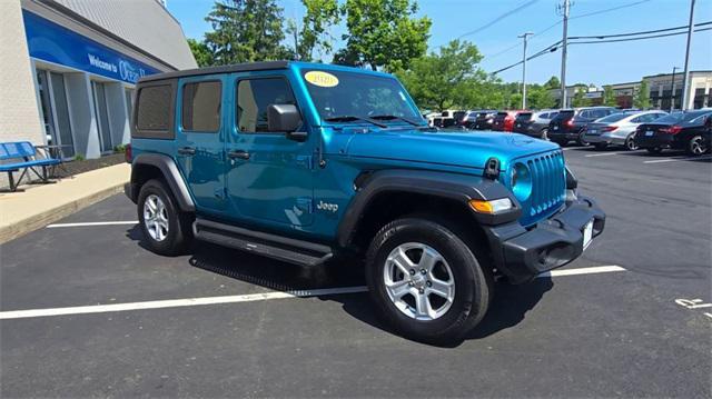 used 2020 Jeep Wrangler Unlimited car, priced at $30,705