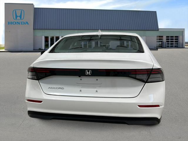 new 2025 Honda Accord car, priced at $29,845