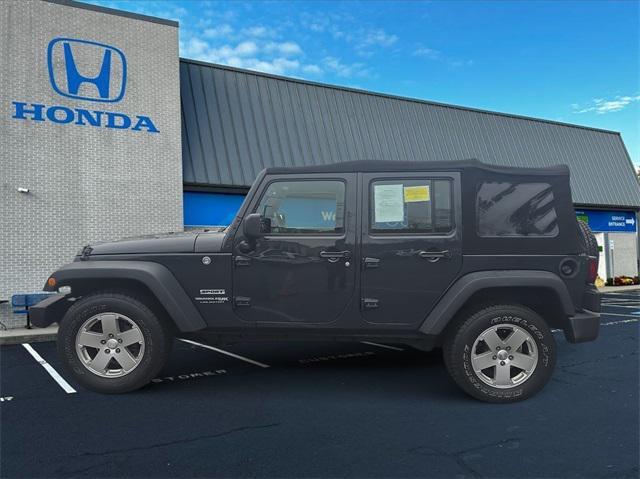 used 2018 Jeep Wrangler JK Unlimited car, priced at $19,355