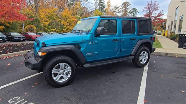 used 2020 Jeep Wrangler Unlimited car, priced at $28,495