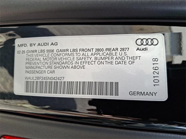 new 2025 Audi A6 car, priced at $72,420